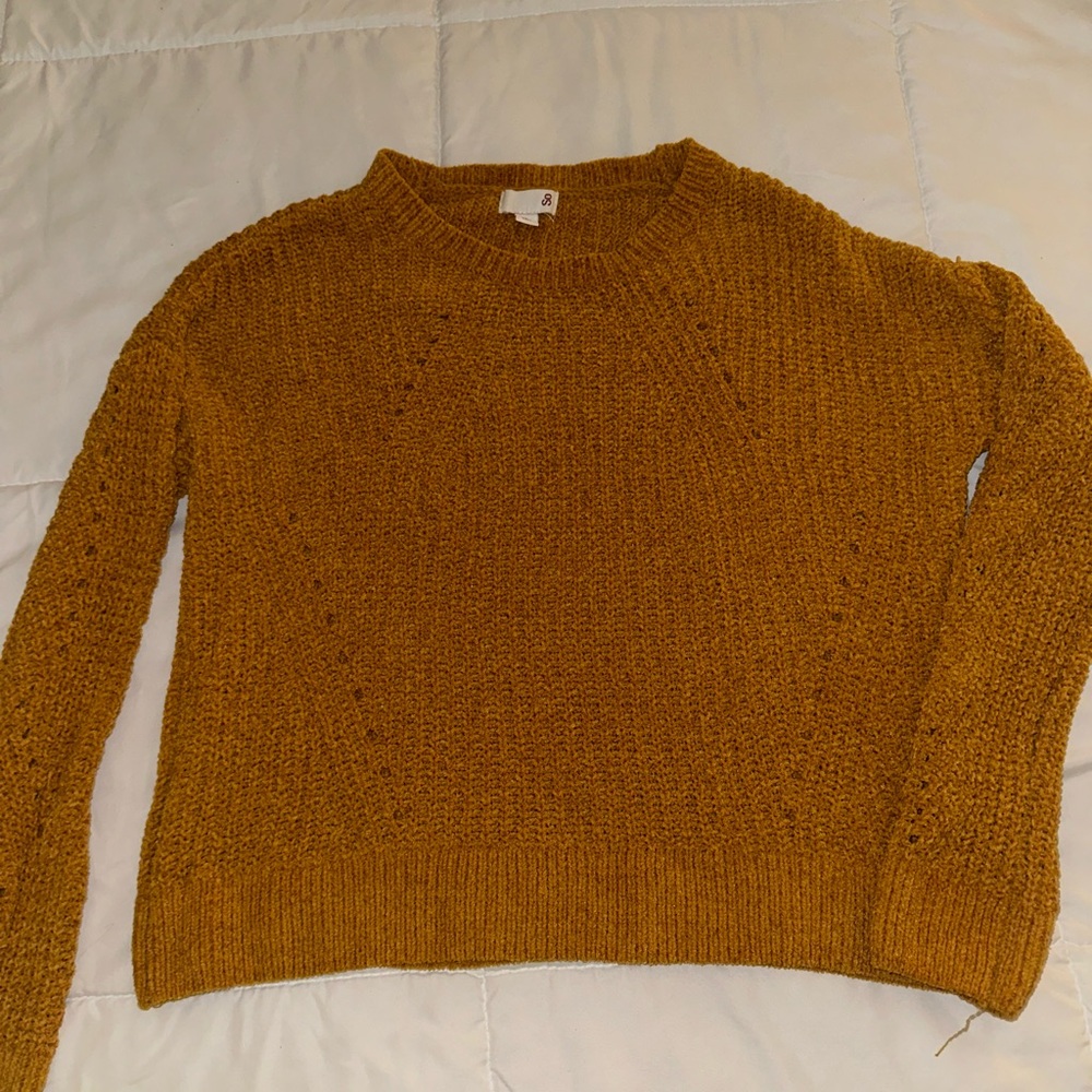 Cozy Mustard Sweater